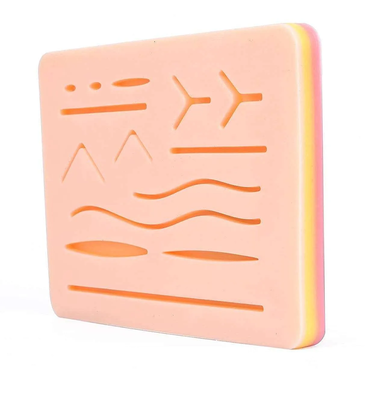 Medical Nurse Skin Suture Practice Pad Silicone Surgical Training Mat for Beginners