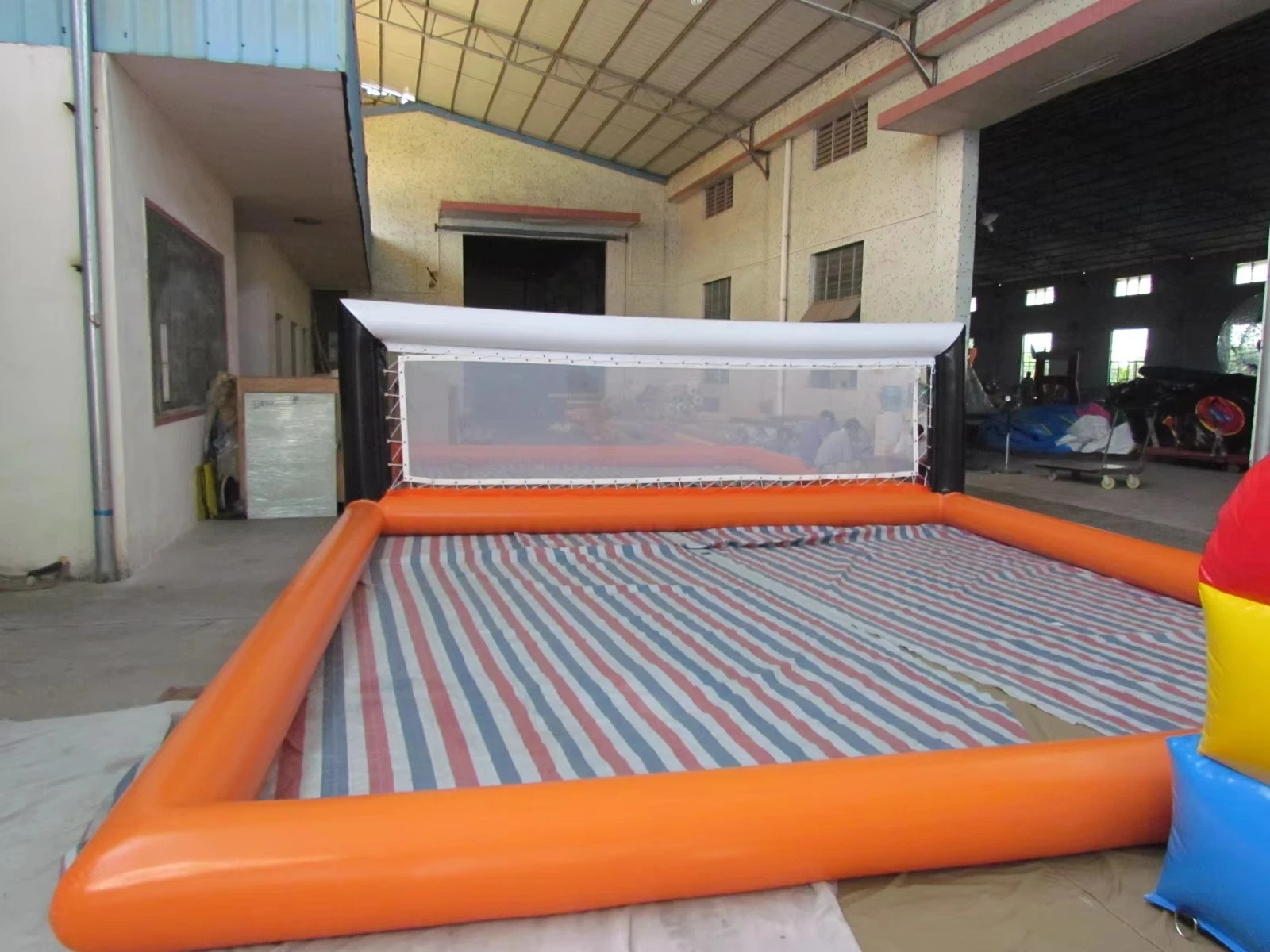 Summer Beach Fun Inflatable Water Volleyball Court/Inflatable Beach Volleyball Court For Sale