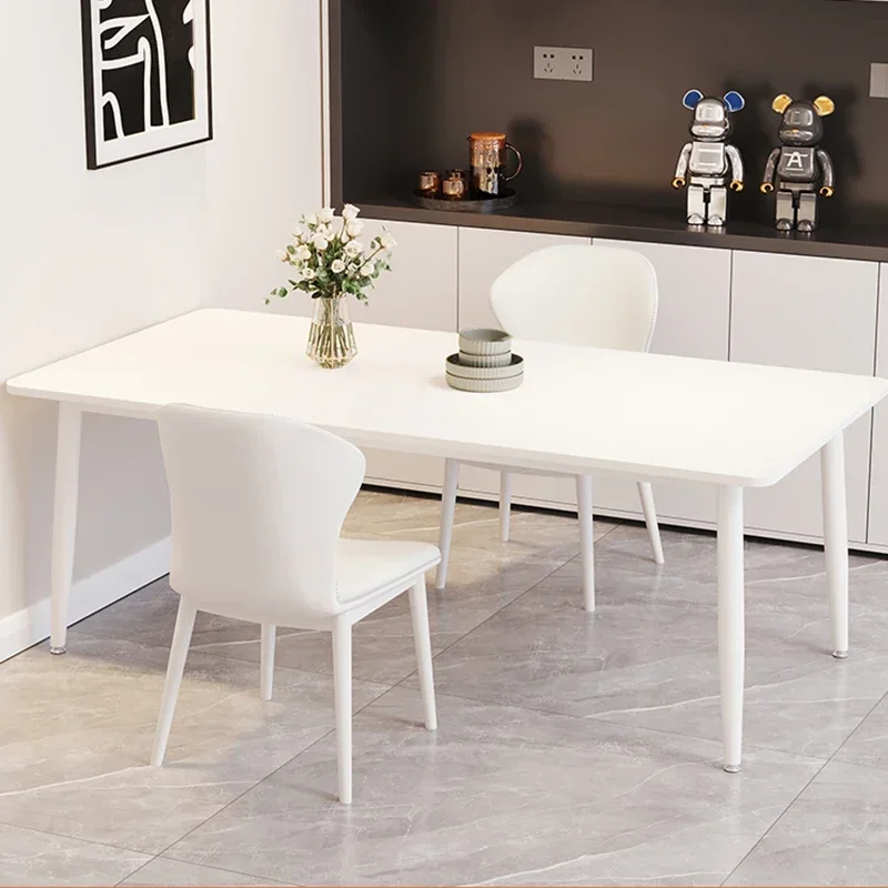 Party Kitchen Dining Table Floor White Nordic Living Room Dining Table Restaurant Center Modern Mesas De Comedor Home Furniture