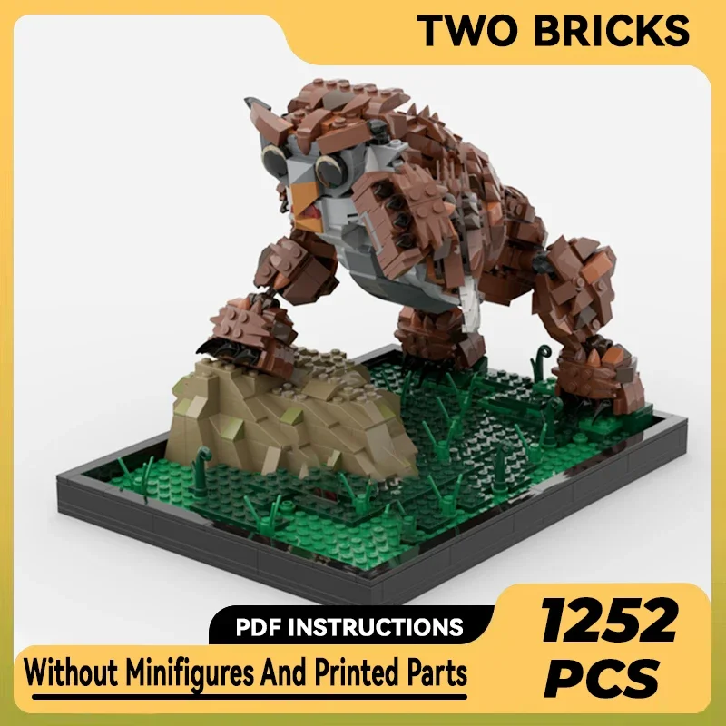 

New idea Monster Model Moc Building Bricks Mighty Mysterious Owl Bear Technology Blocks Gifts Christmas Toys DIY Sets Assembly