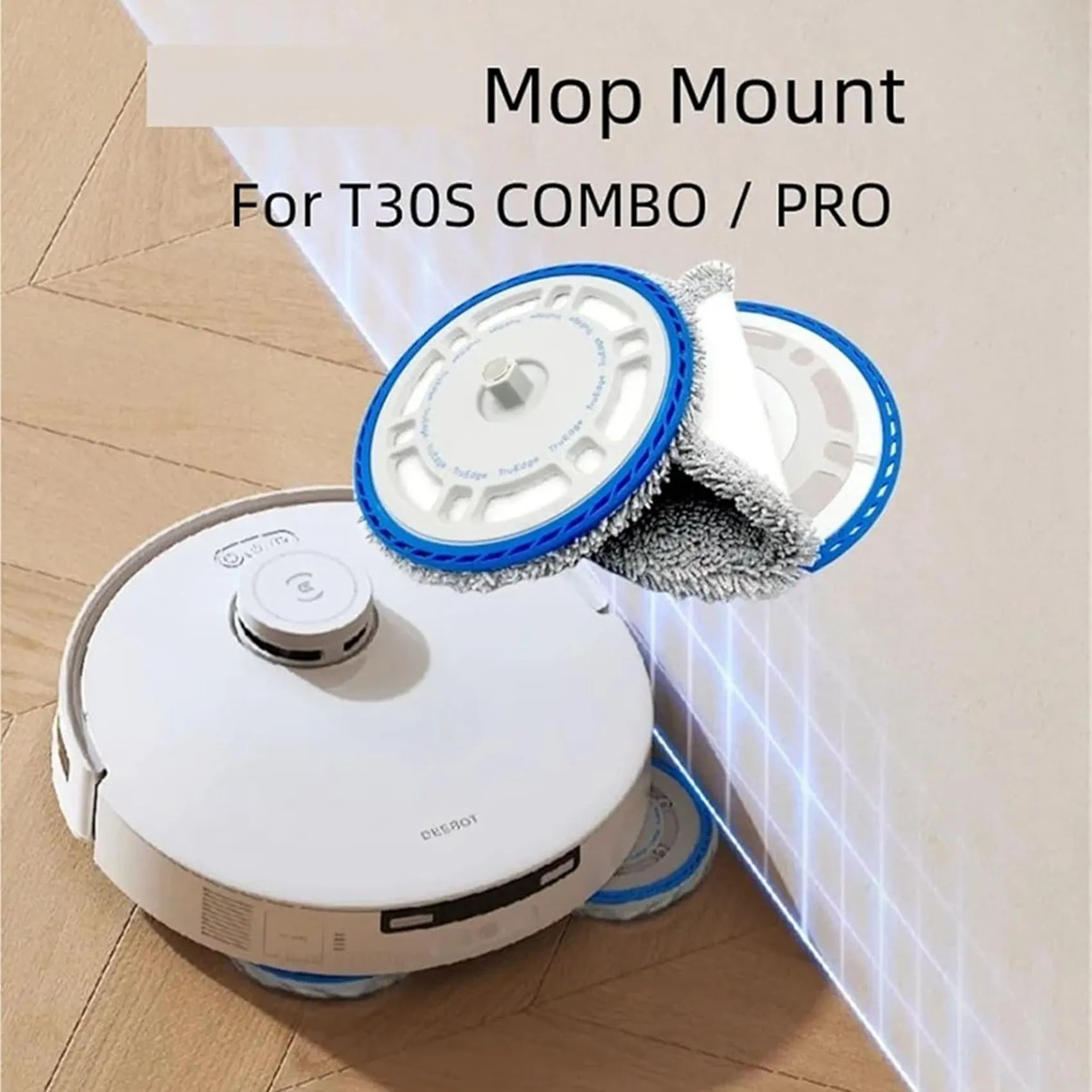 

【ЛУЧШИЕ ПОЖЕЛАНИЯ】8 шт. креплений для швабры для роботов-пылесосов ECOVACS T30 PRO OMNI / T30S PRO / YEEDI Pro+