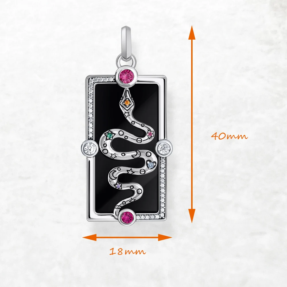 Snake Star Talismans Pendant Brand New Fine Jewelry Accessories 925 Sterling Silver Bohemia Gift For Woman