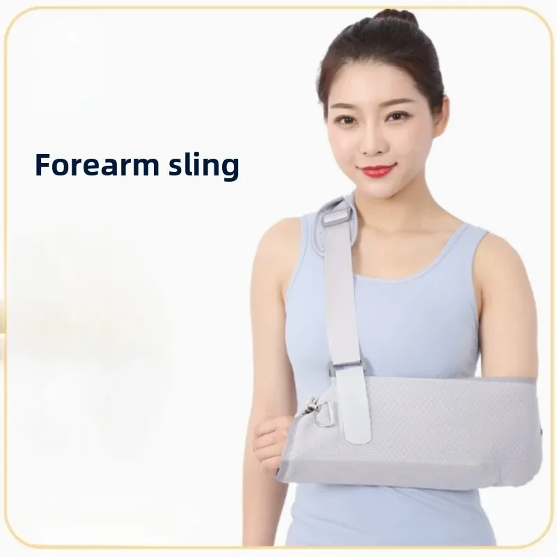 Forearm Sling Shoulder Neck Wrist Brace Mesh Breathable Arm Sling Arm Fracture Recovery Strap