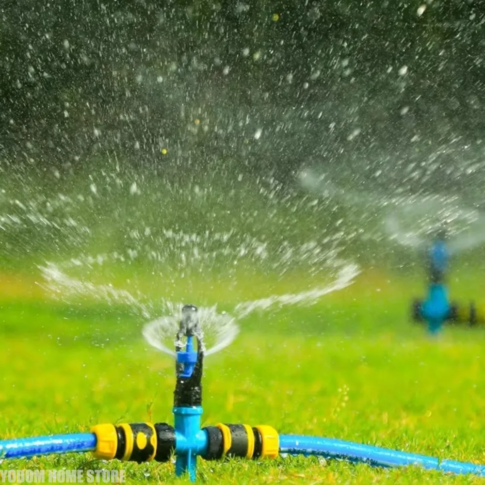 Automatic Rotary Wheel Watering Nozzle Garden Irrigation Sprinkler Vegetable Garden Sprinkler Lawn Horticultural Sprinkler