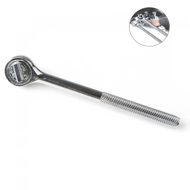 Chiave a cricchetto rapido in acciaio al cromo vanadio ergonomico di buona tenacità per strumenti di forniture per accessori per ostacoli