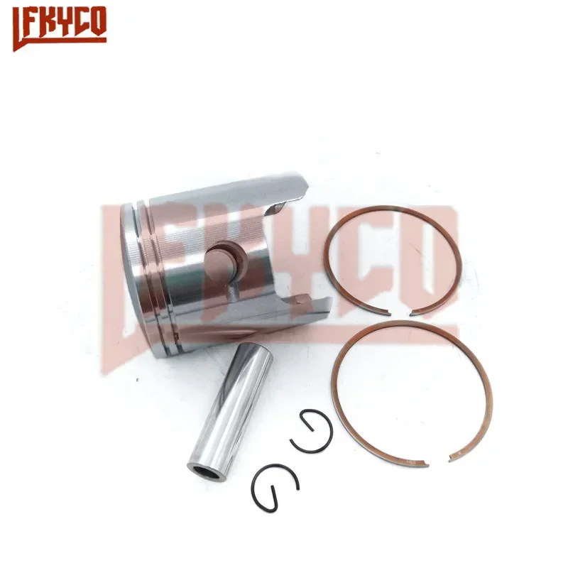 Motorcycle Engine Part STD +25 +75 +50 +100 56MM 56.25MM 56.5MM 57MM Bore Pin 14mm Piston Ring Kit for Suzuki TS125 125cc TS 125