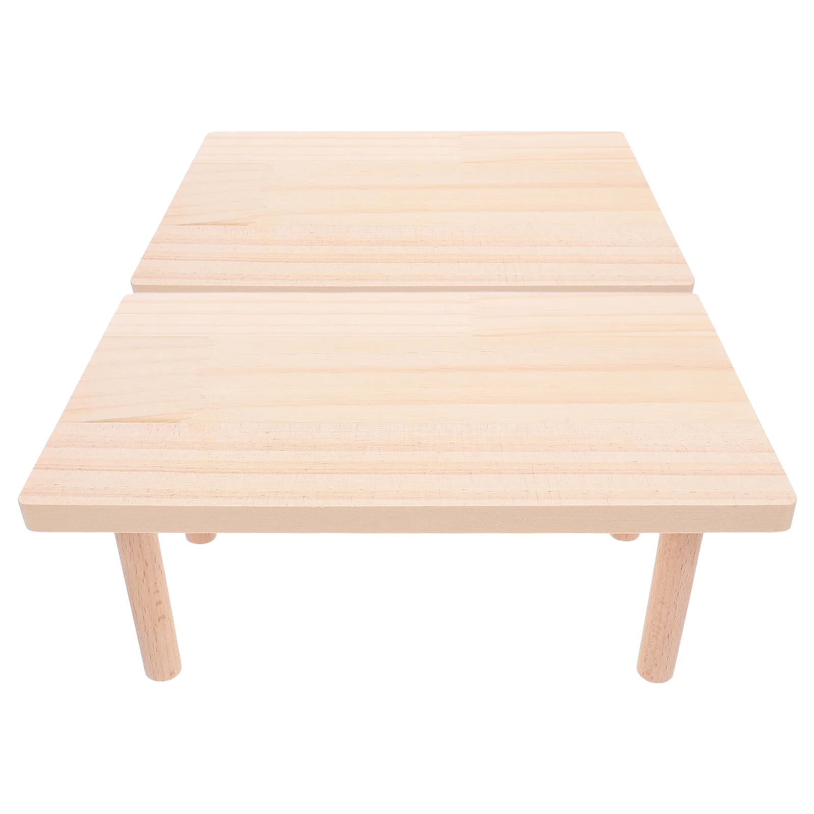 

2Pcs Wooden Hamster Cage Boards Creative Climbing Platforms for Small Pet Play Exercise Hamster Cage Accessories