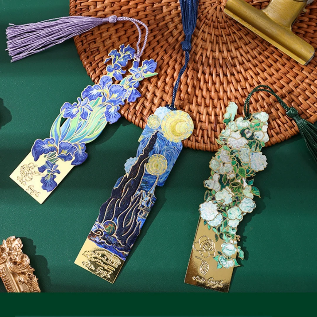 Vintage And Collectible Books - Vintage Art Bookmark Decorative Van Gogh