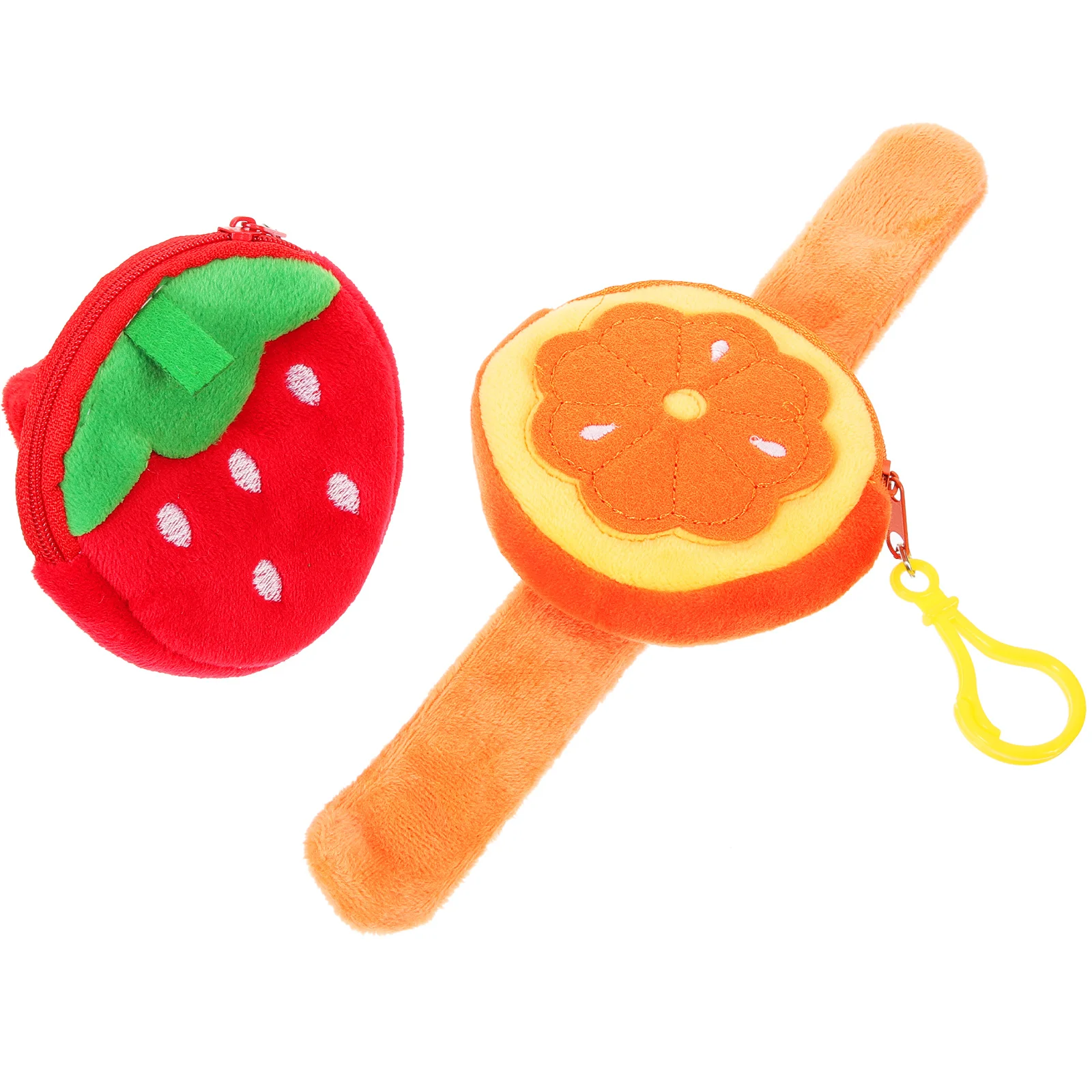2 pezzi simpatici braccialetti schiaffo tema frutta aspetto adorabile colori chic braccialetti decorativi per bambini festival vacanze festa uso