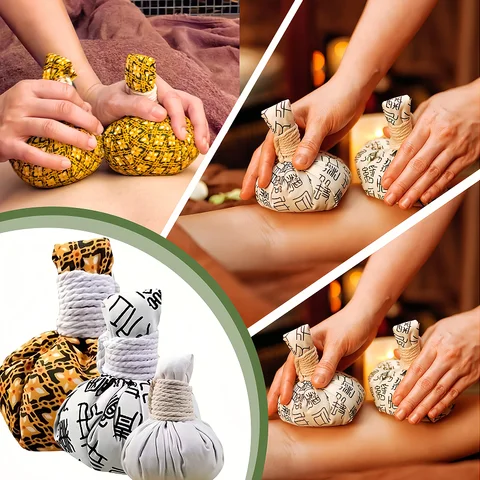 Three Different-Colored Heatable Massage Balls, Portable Manual Full Body Massage Roller Balls