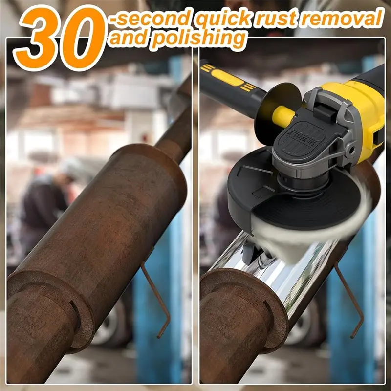 AB35-Roda Poles Wol & Kit Senyawa Roda Poles Aluminium Cakram Flap Felt Untuk Mesin Gerinda Sudut Untuk Kayu, & Otomotif