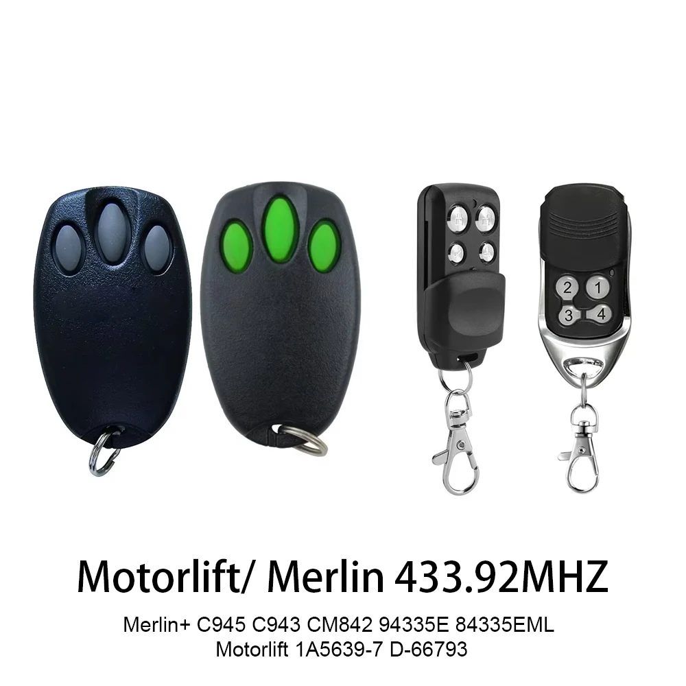 4 Styles Motorlift 94335E 84335EML D-66793 Garage Door Remote Control 1A5639-7 Gate Opener 433.92mhz CM842 C945 C940 132B2372