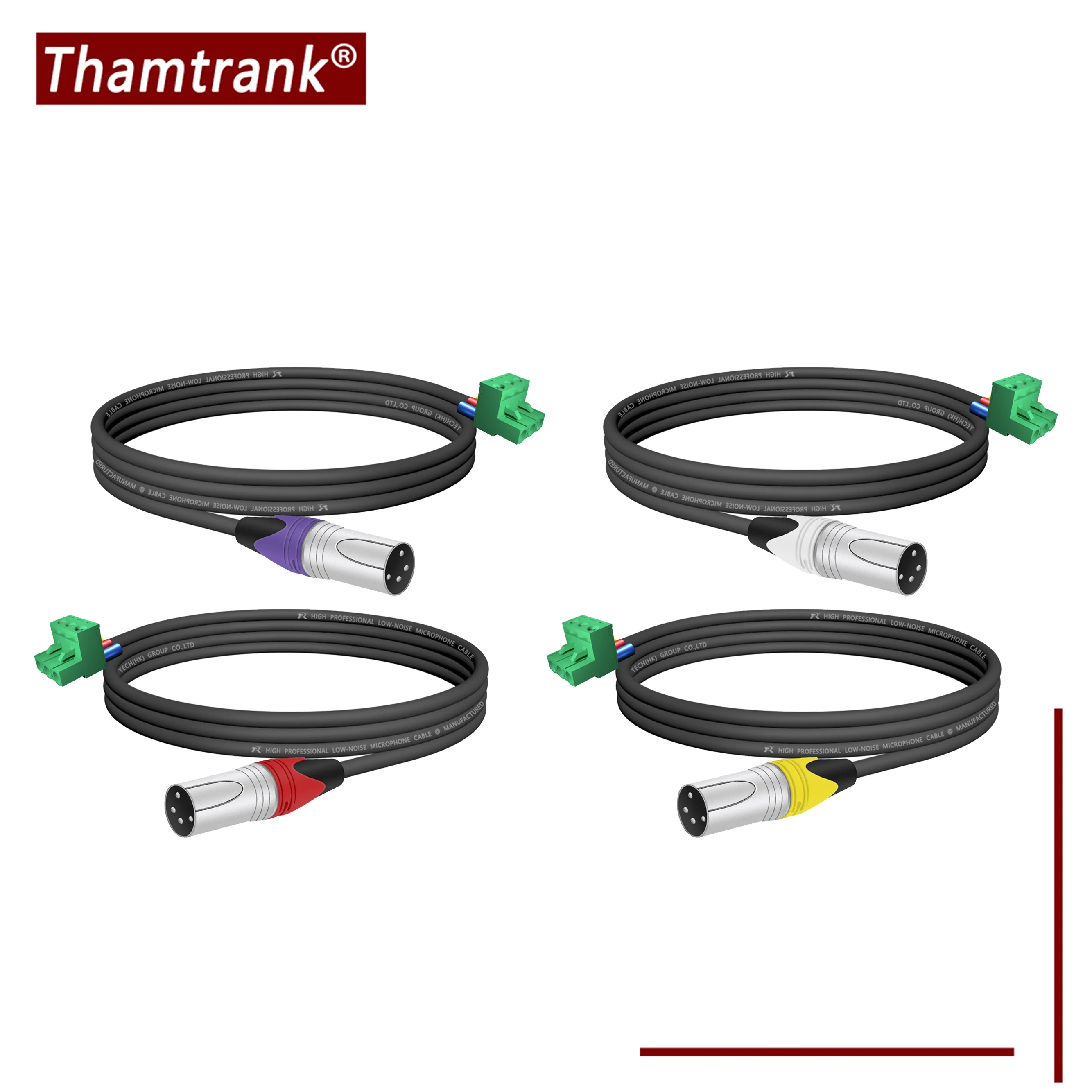 

Кабель Phoenix, 1 шт., XLR 4P M/F на PHX3M/2EDG-5.08, 3-контактный адаптер с винтовыми клеммами, черный кабель для колонок и профессионального аудиооборудования