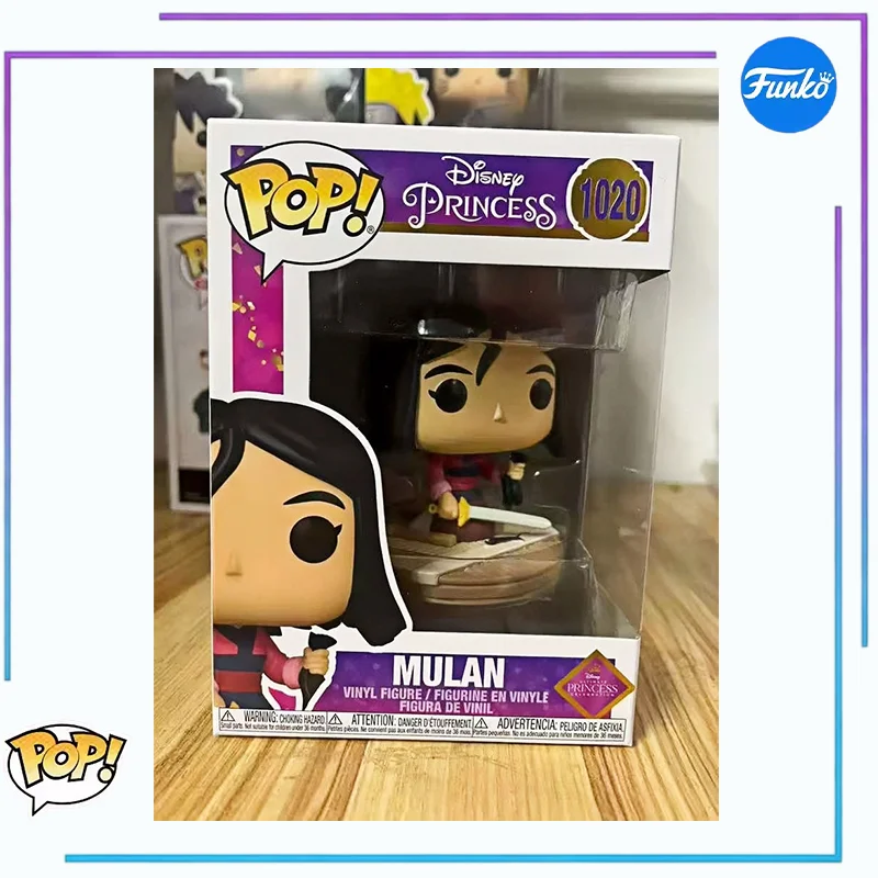 

Funko Pop! Disney Princess Mulan BELLE #1020 1021 Vinyl Figure Figurine Doll Model Collectible Toy Gift for Girls