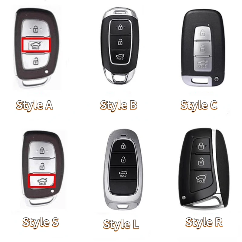 For Modern Ix35 Famous Pictures Elantra Tucson Silica Gel Car Key Case Keyless Cover Cartoon Key Shell Car Accessories