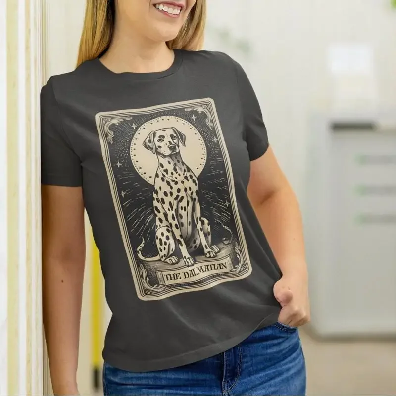 The Dalmatian Tarot Card Dog T Shirt
