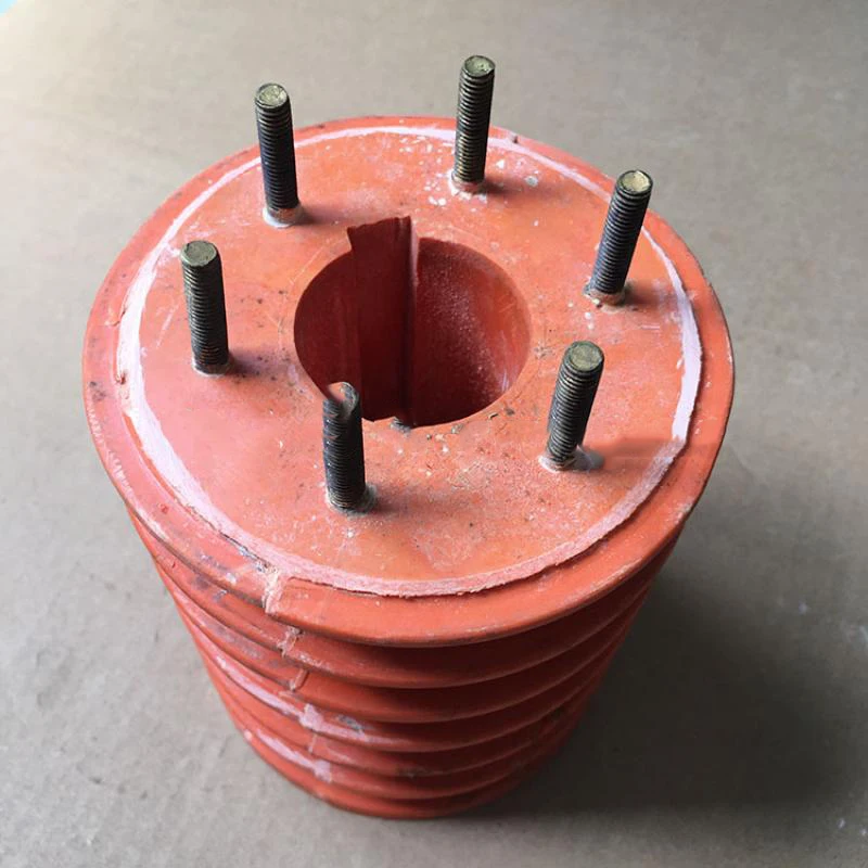 Six-way collector ring inner diameter 40/45 high 130 conductive slip ring copper ring carbon brush holder assembly