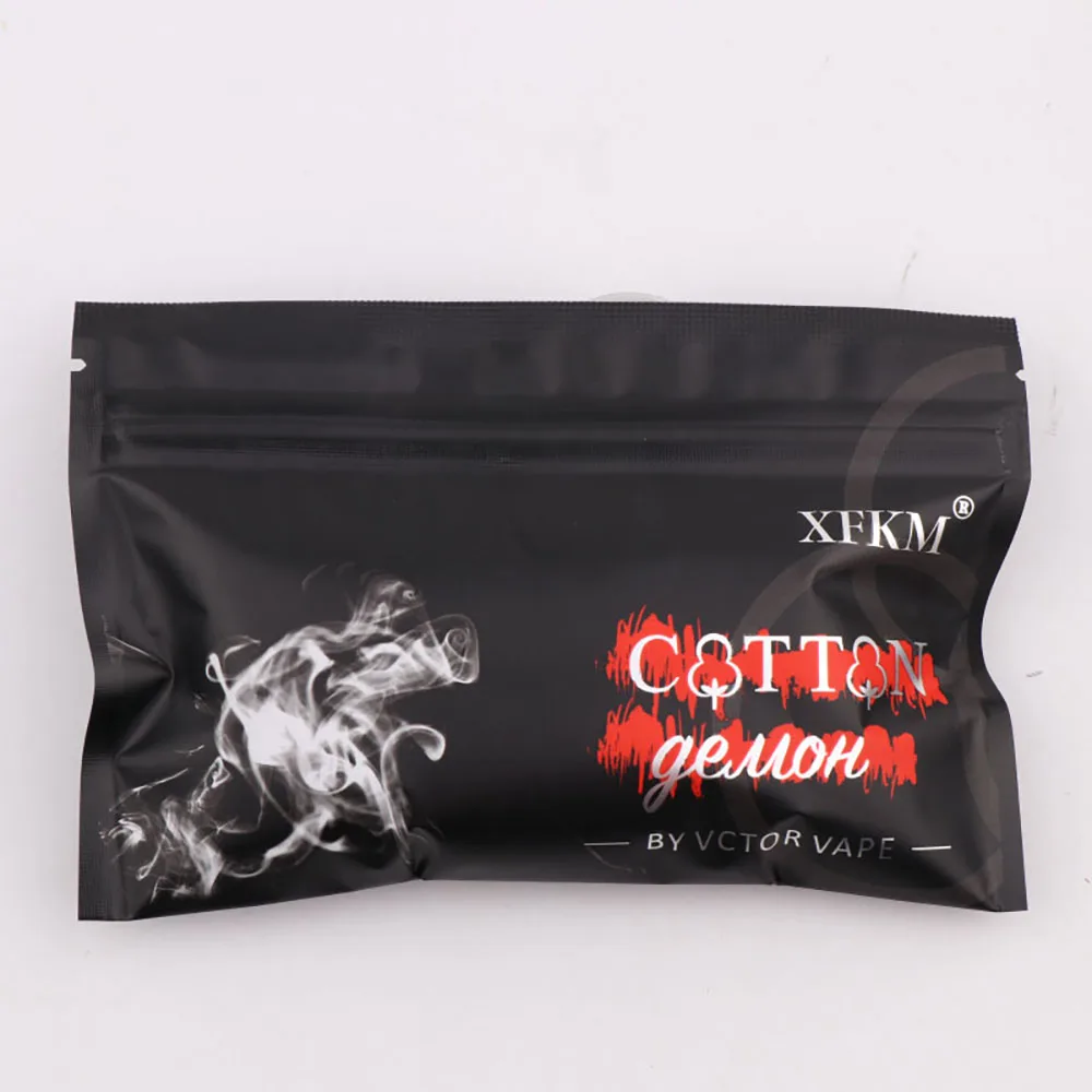 XFKM Devil Cotton 1 2 5/Bags XFKM Cotton for RBA RDA DIY Coil Cotton Bacon Cleaning Organic Cotton