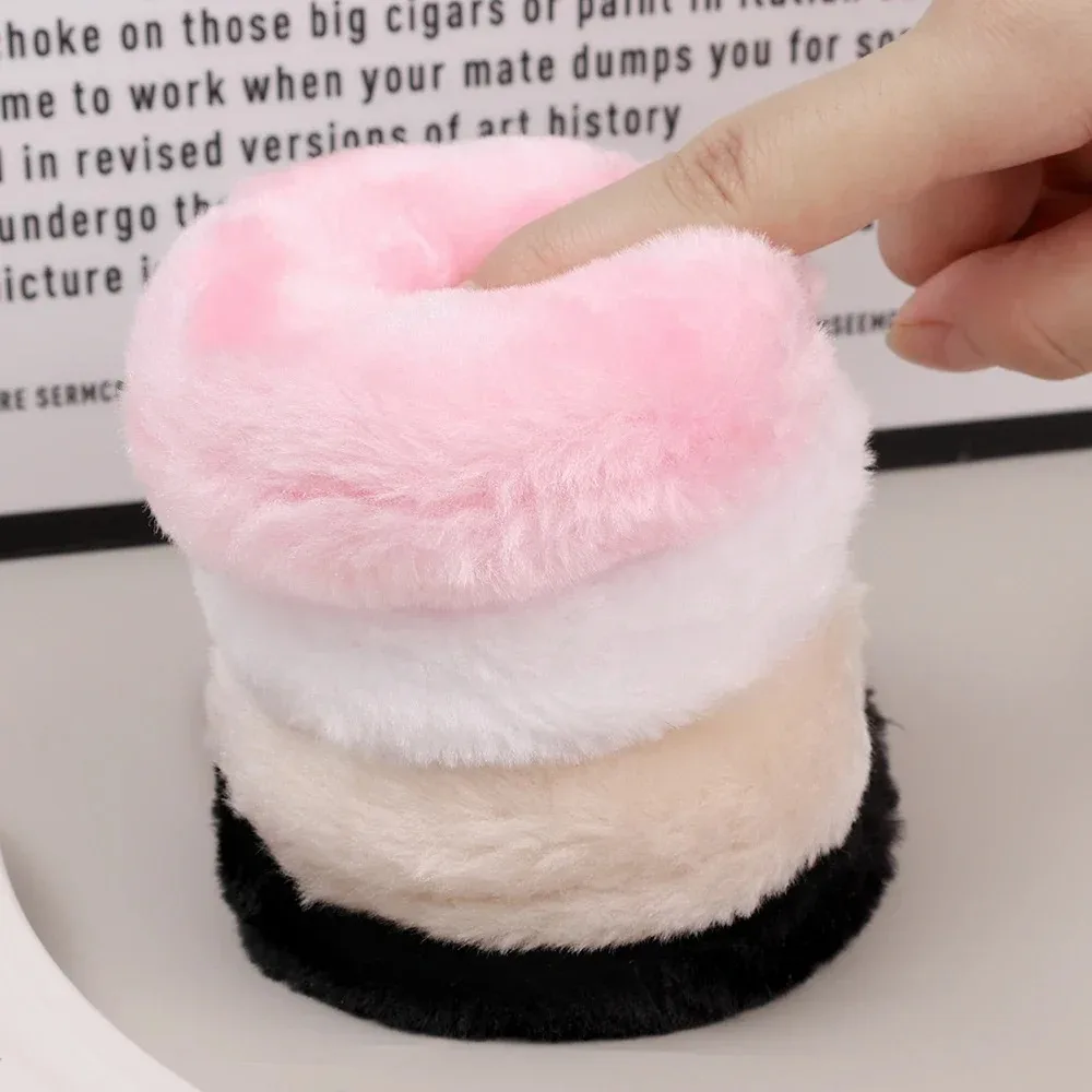 5 stuks grote fluwelen poederdons premium kwaliteit wasbare herbruikbare make-up tool voor gezicht en lichaam poeder toepassing luxe schoonheid E