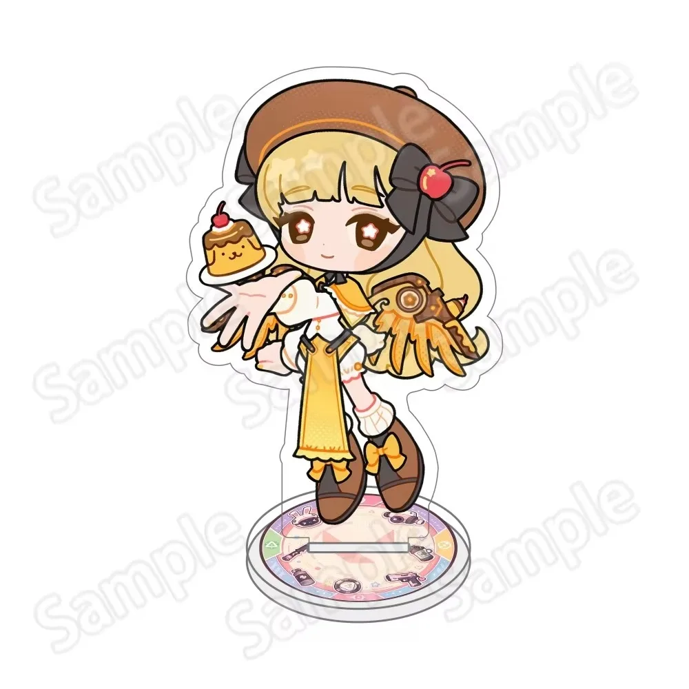 Overwatch 2 10cm Acrylic Stand Figures Keychain FPS Shooting Game Desktop Tabletop Ornament Gamer Fans Collectible Gift