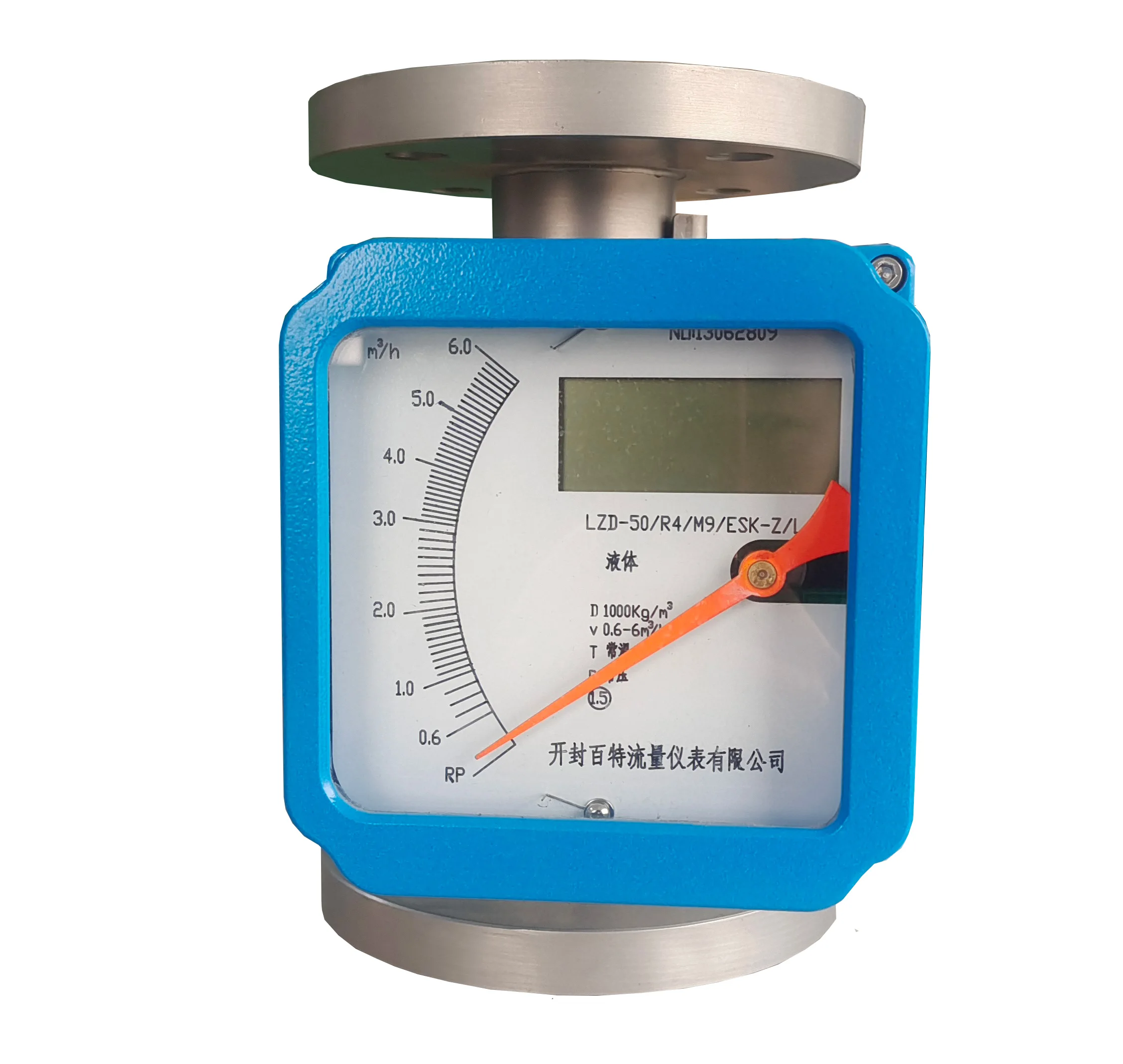 High Quality Pointer Display Rotameter Variable Area Flow Meter Liquid Gas Metal Tube  Flowmeter