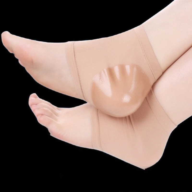 Anti Cracking Socks Silicone Heel Protector Foot Moisturizing Socks Foot Care Tool Comfortable Breathable Skin-Friendly Durable
