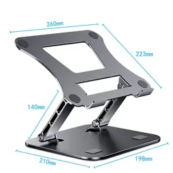 Phone Tablet Stand Adjustable Aluminum Alloy laptop Tablet up to 17 