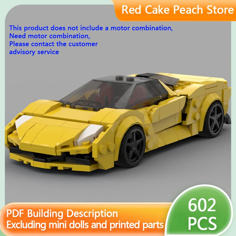 

Speed Racing Car Model MOC Building Bricks Electric Super Sports Car Modular Technology Children Holiday Gifts Assemble Toy Suit