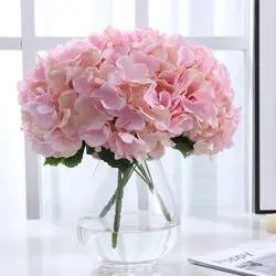 58cm Heads Hydrangea bouquet silk Artificial Flowers for home decoration Wedding Party Home living room accessories