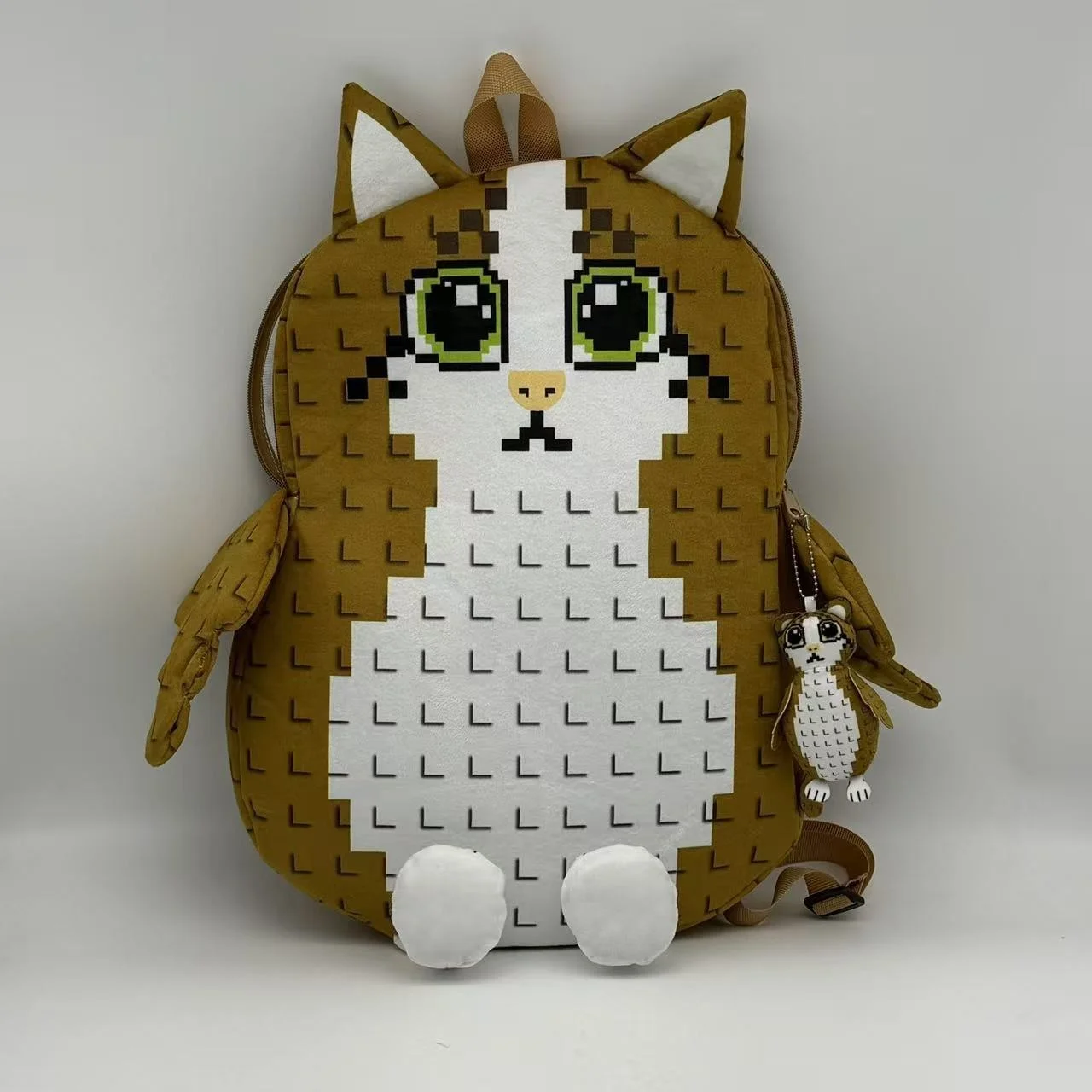 

Steal A Brainrot Owl Backpack With Pendant Cartoon Children's Bag New Style Kids Schoolbag Popular Design Kids Backpack