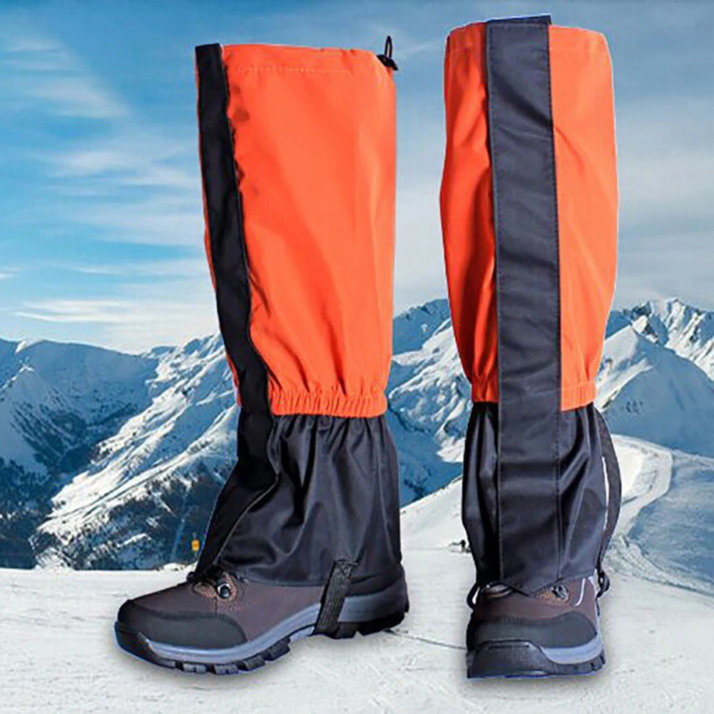 1 Pair Outdoor Hiking Boot Gaiter Waterproof Snow Leg Legging Cover Climbing Waterproof Snow Legging Windproof Teekking Desert