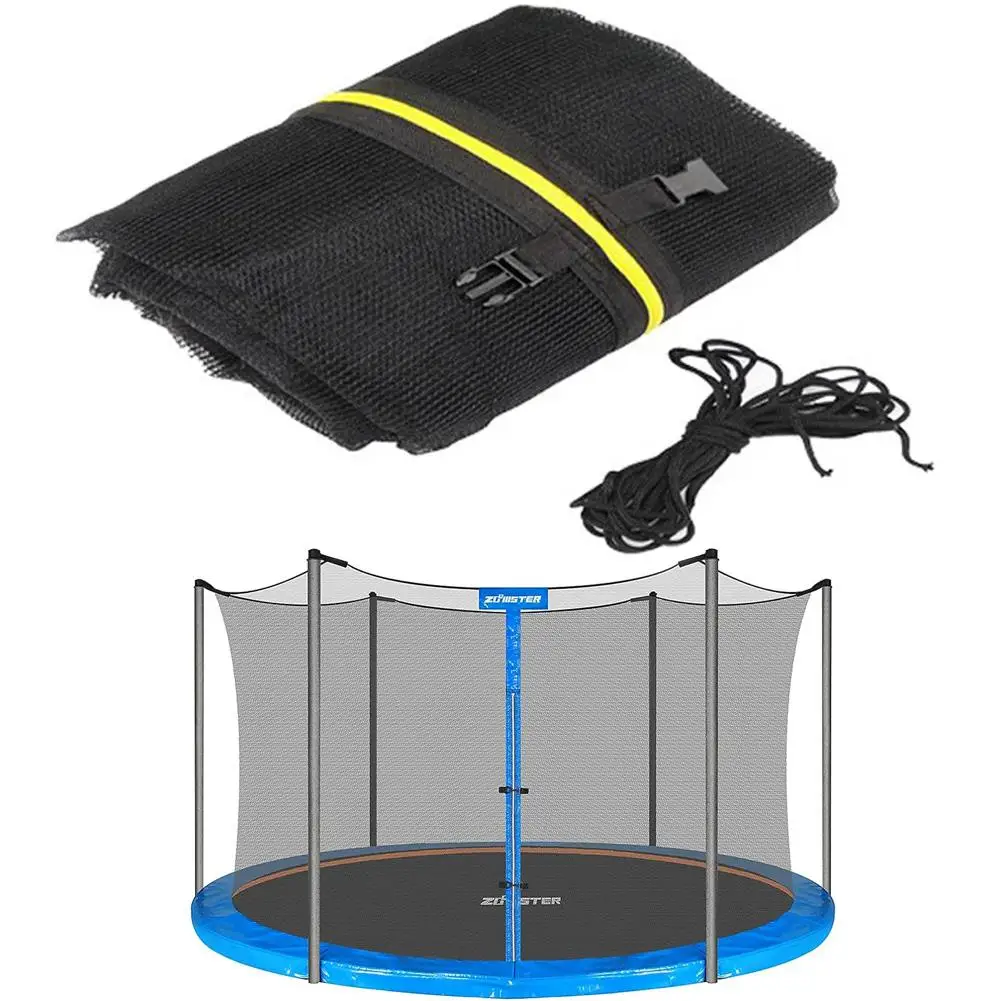 Trampoline Safety Net Trampoline Replacement Safety Enclosure Net for 6/8 Poles 72/96/120 inches Round Frame Trampoline