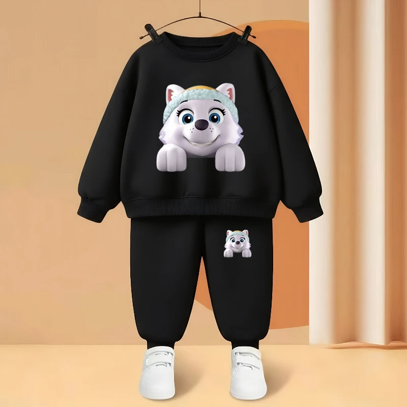 Autumn New Style Children's Casual Tracksuit Paw Patrol Printed Boys Sport Hoodies and Long Pant 2pcs Sets Casual Sweatshirt