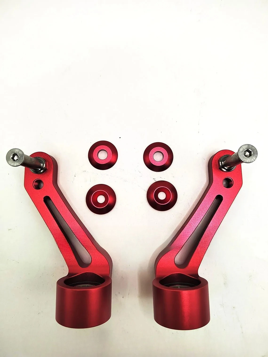 4 Inch 5 Inch Wheel Use Aluminum  Front Fork with Titanium Alloy Axle 1 pair