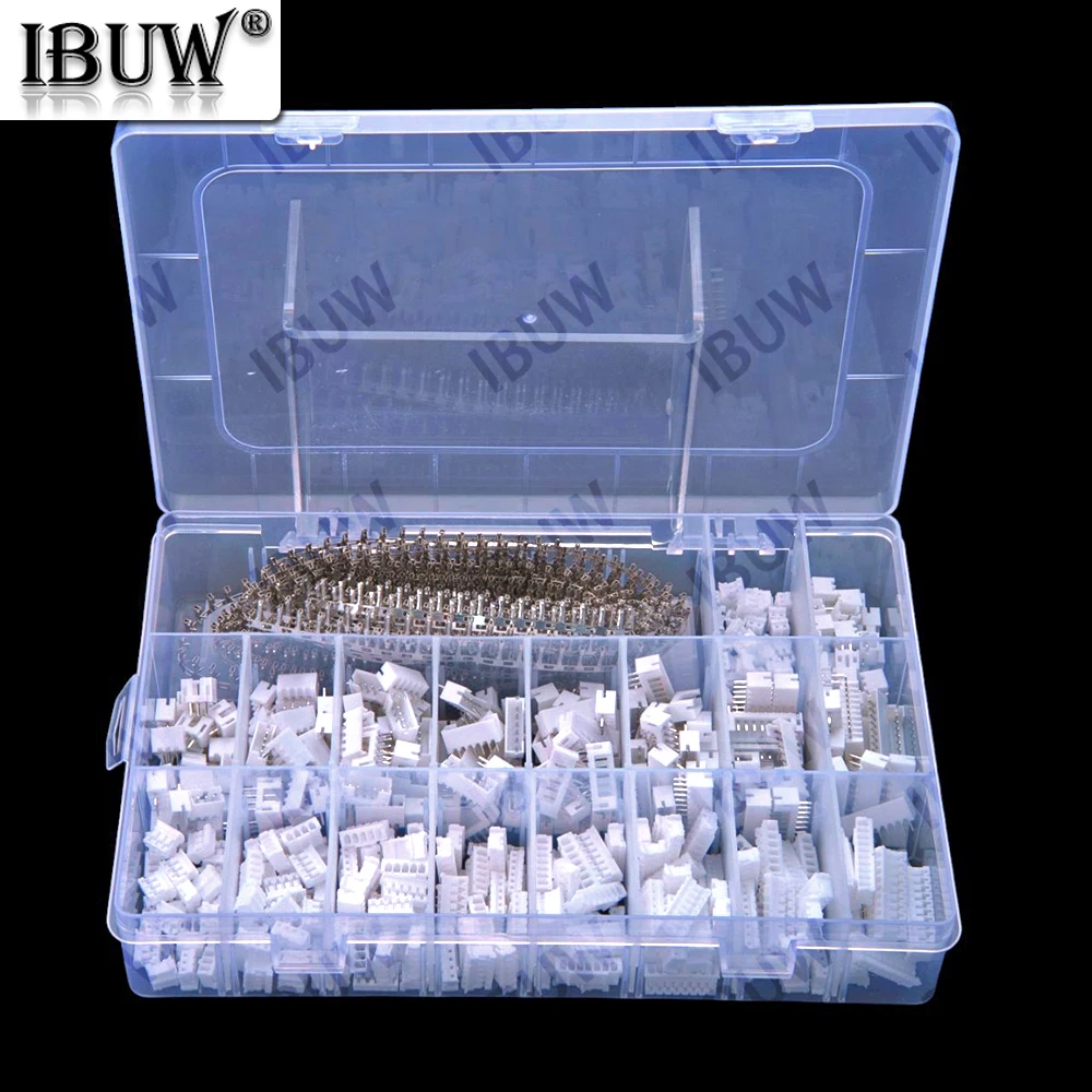 1550PCS 2P-10P JST PH 2.0mm pitch 2P 3P 4P 5P 6P 7P 8P 9P 10P housing straight pin base connector terminal block kit box 7P 8P view 2