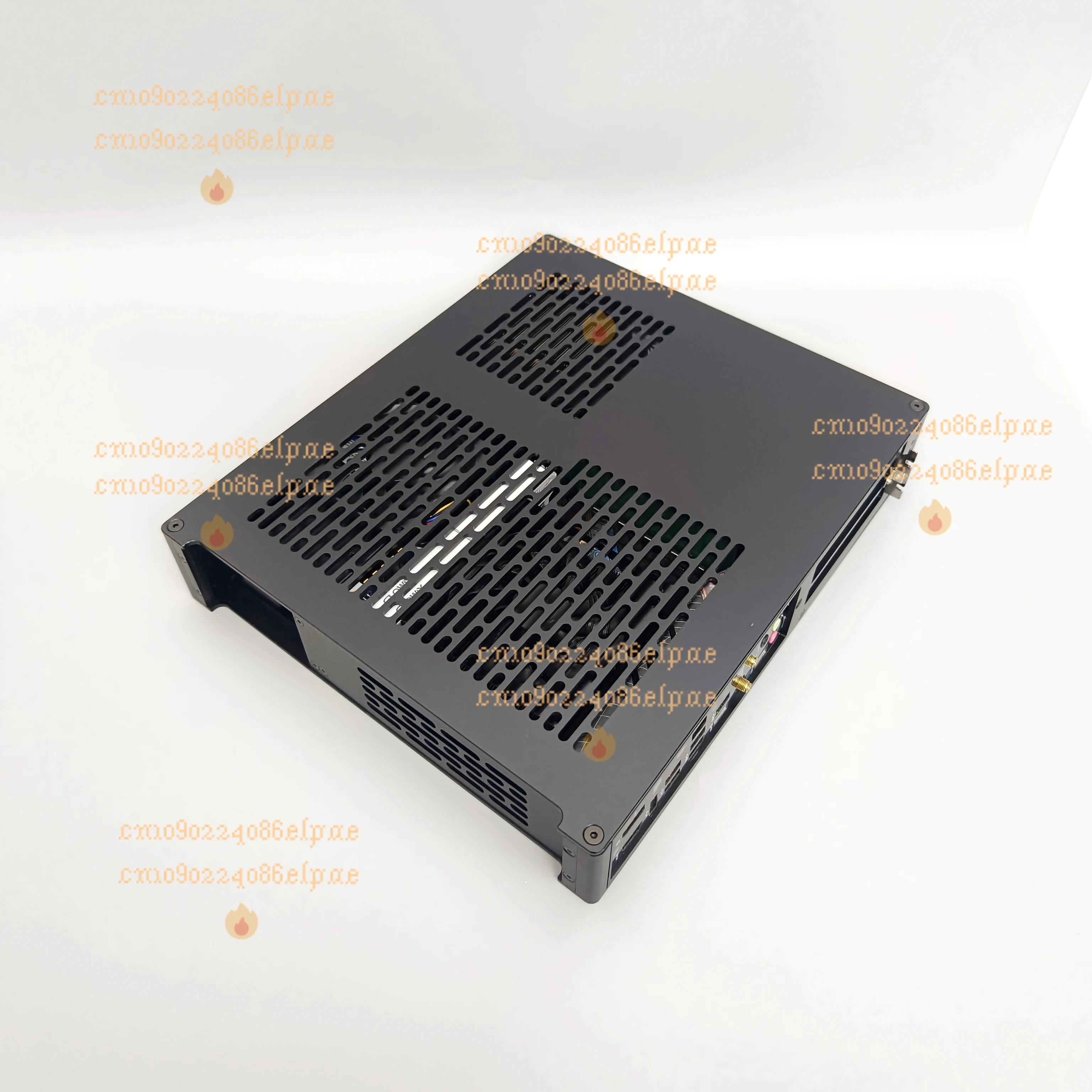 

(New version) chassis 4 liters portable mini ITX tiled small host, supports dual fan graphics card, small 1u power supply