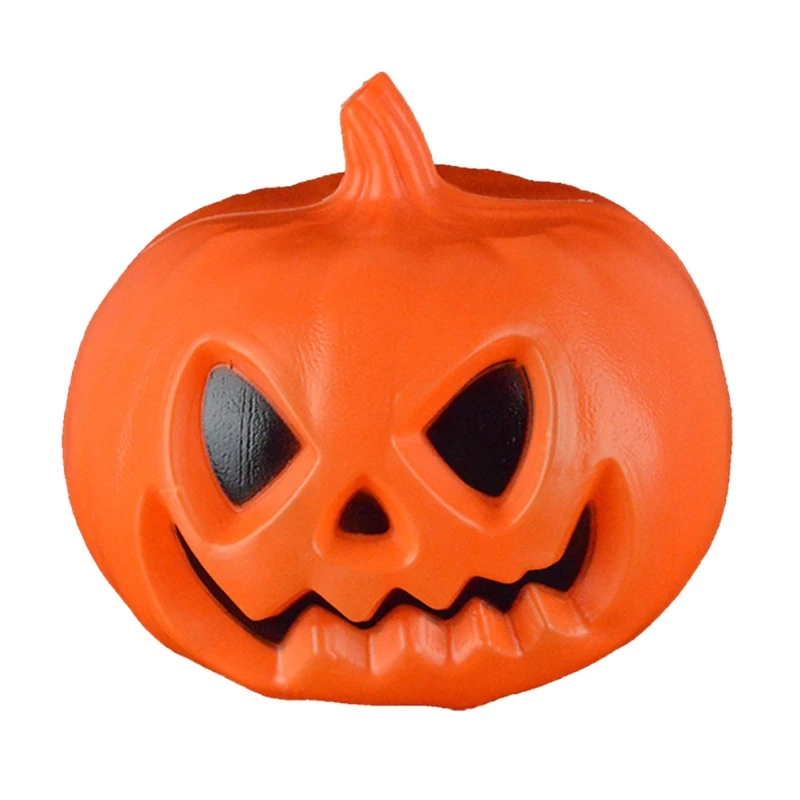 

Scary Plastic Made Halloween Pumpkin Light Trick Scared Accessories Party Favor for Creative Supplies Kids Relieve Bored