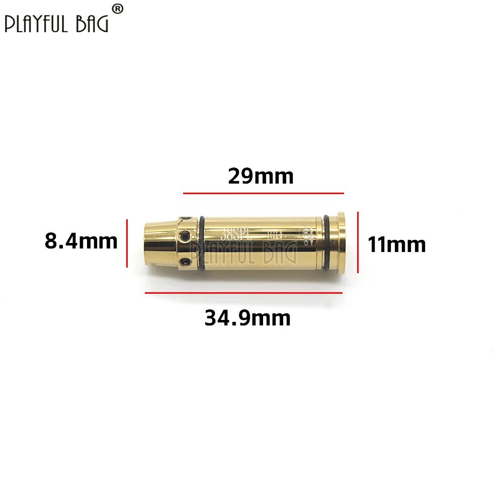 .38SPL.380ACP.40S&W.45ACP Trockenfeuer-Laser-Trainingspatrone Snap Cap Bore Sight für Schießübungen QG424S – Detail 7