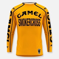 Racing Sweatshirt Men's and Women's Clothing Camel Color Smokercross Motorcycle Sports Breathable Quick Drying Oversized T-shirt