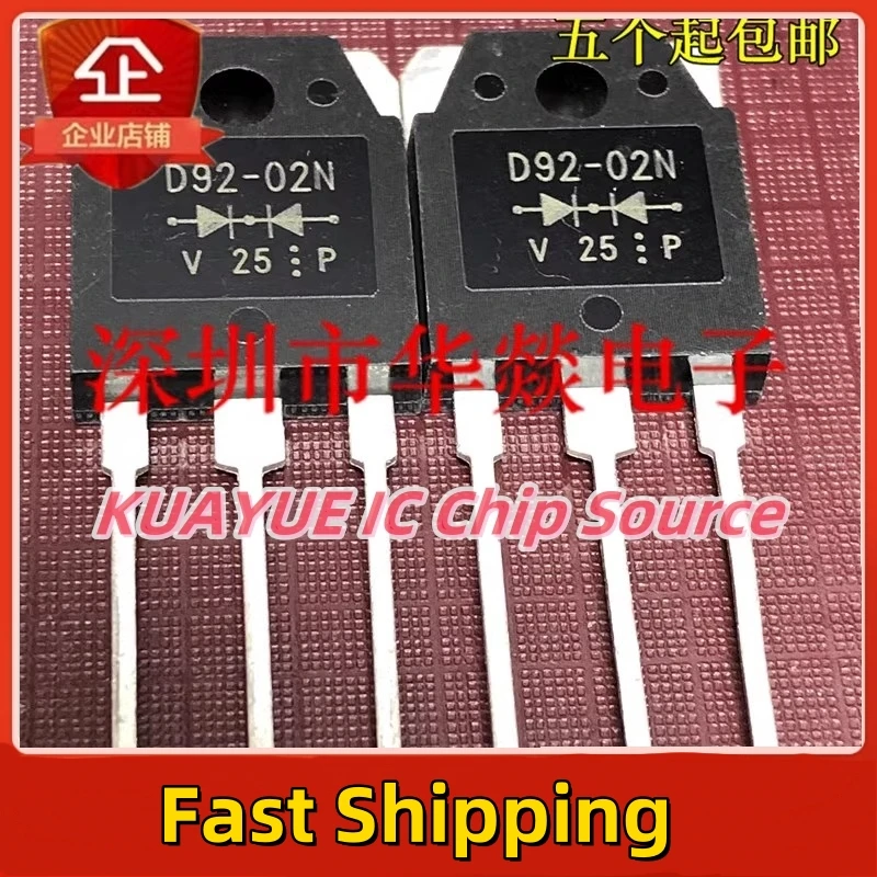 10PCS-30PCS   D92-02N   ESAD92-02N   TO-3P  200V  20A   Fast Shipping Quality Guarantee