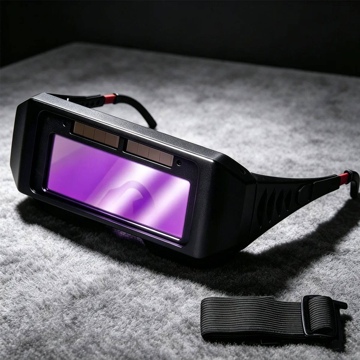 Auto-Dimming Welding Goggles Plastic Eye Shield with Head Strap UV/IR Protection for Welding Machines/Equipment