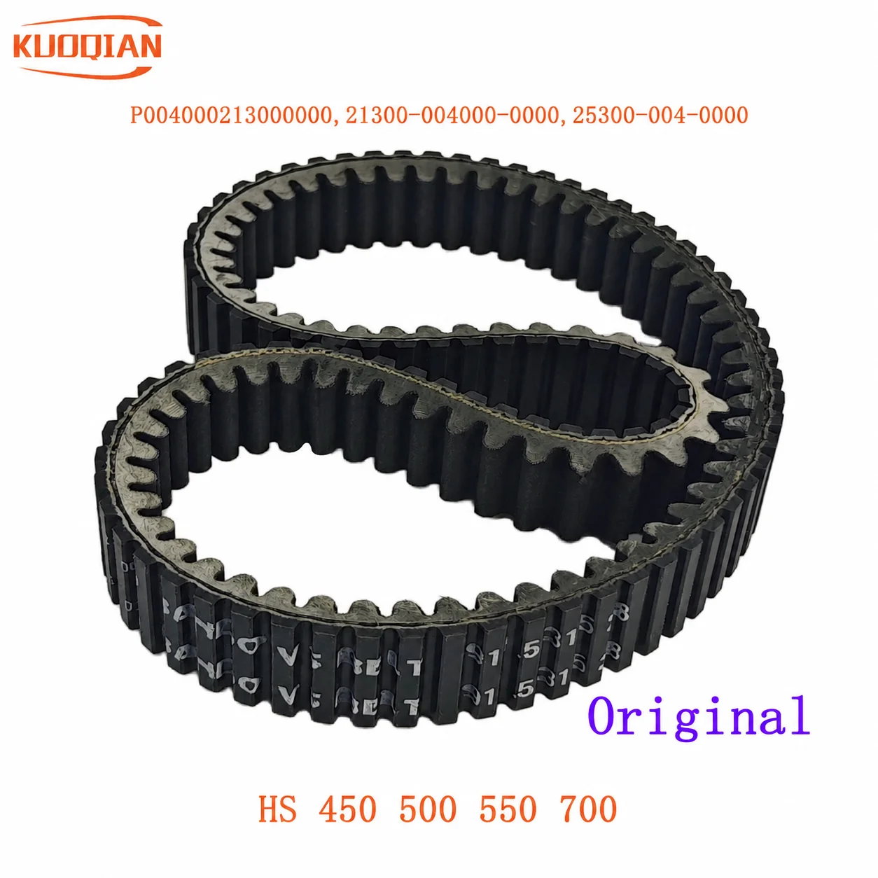 Original HS Bando* Belts P004000213000000,21300-004000-0000,25300-004-0000 For HS 450 500 550 700