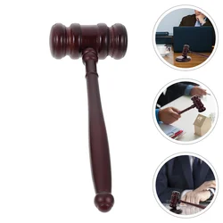 Gavel Hammer Judge Woodenauction Forcourtroom Cosplay Mallet Block Costume Law Wood Play Gavels Prop Lawyer Justice