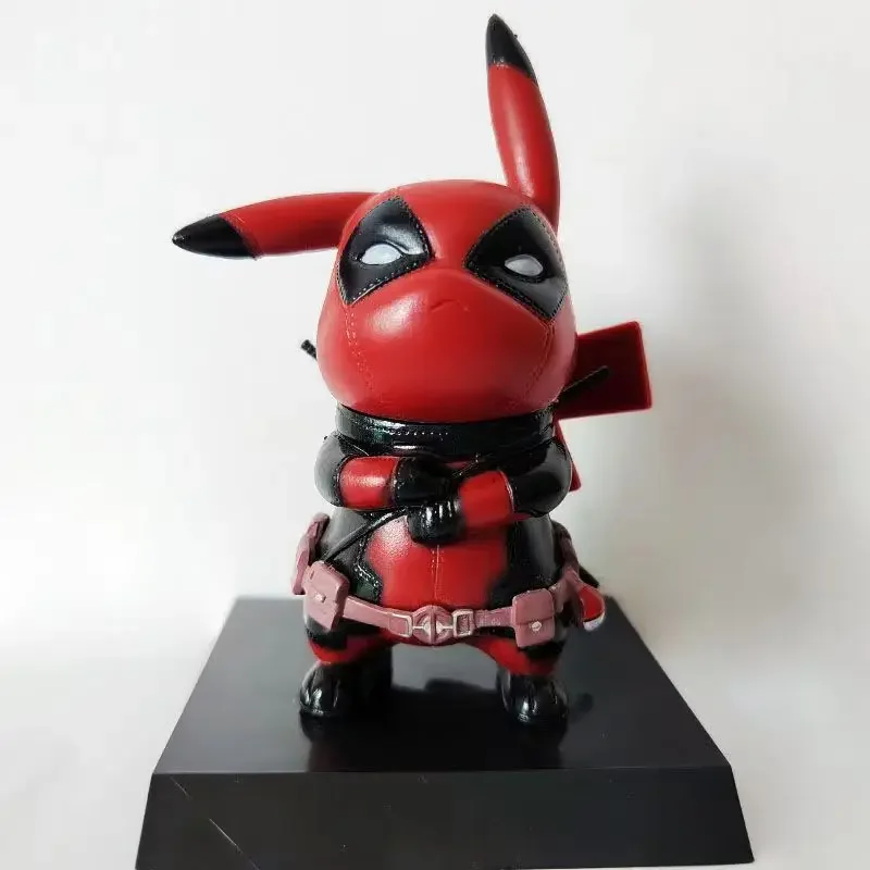 Pokemon Pikachu as X-men Deadpool Cute Figure Model Dolls Toys