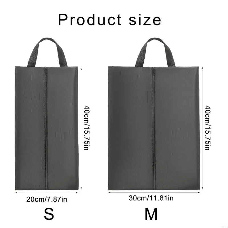 G99A Bolsa almacenamiento zapatos viaje con elegancia con asa para excursiones negocios y ocio