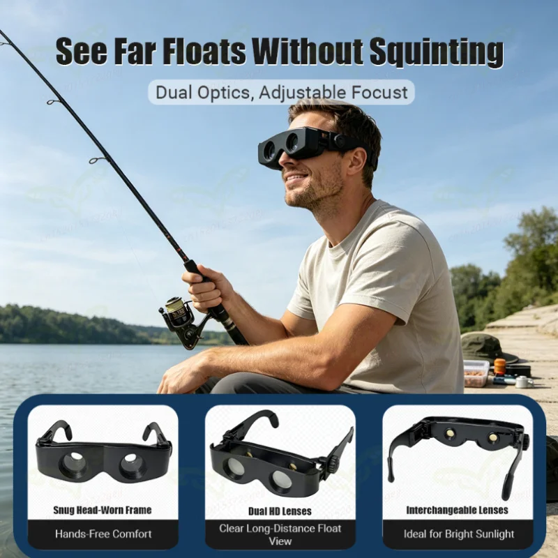 Portable telescope glasses black binoculars magnifying glass fishing with farsightedness outdoor off-road hiking glasses
