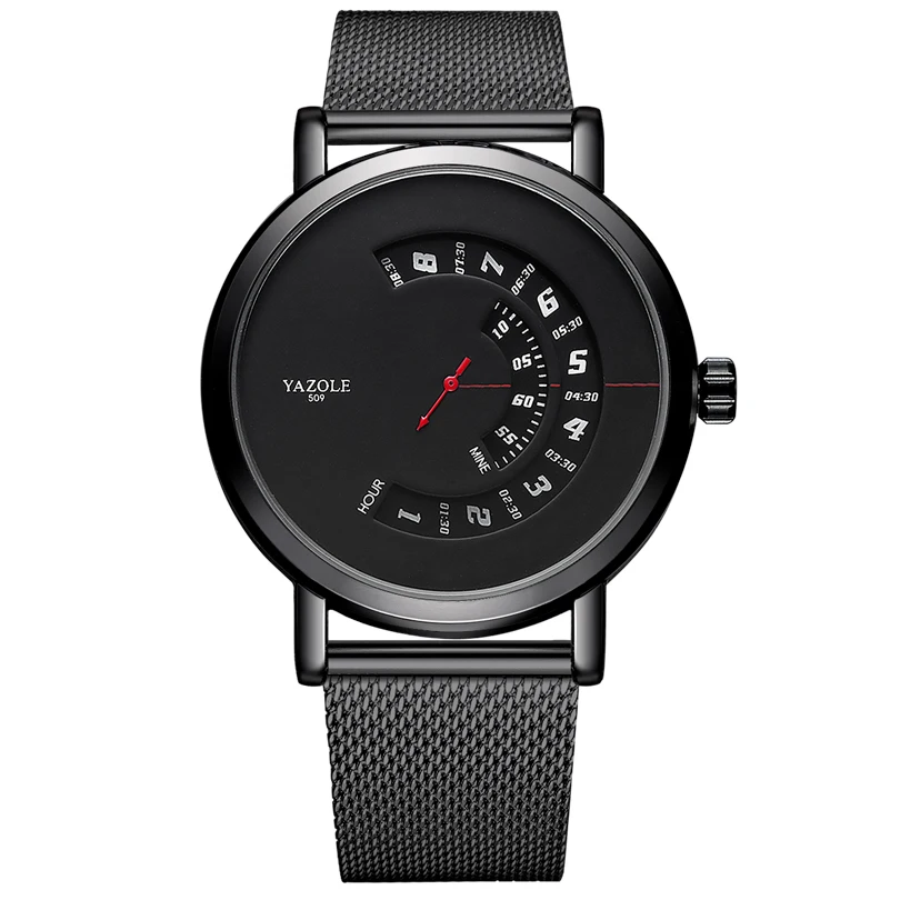 UTHAI CQ57 Креативный дизайн для отдыха и модных мужских часов с поворотным столом, кварцевые часы, спортивные часы, подарочные часы для мужчин