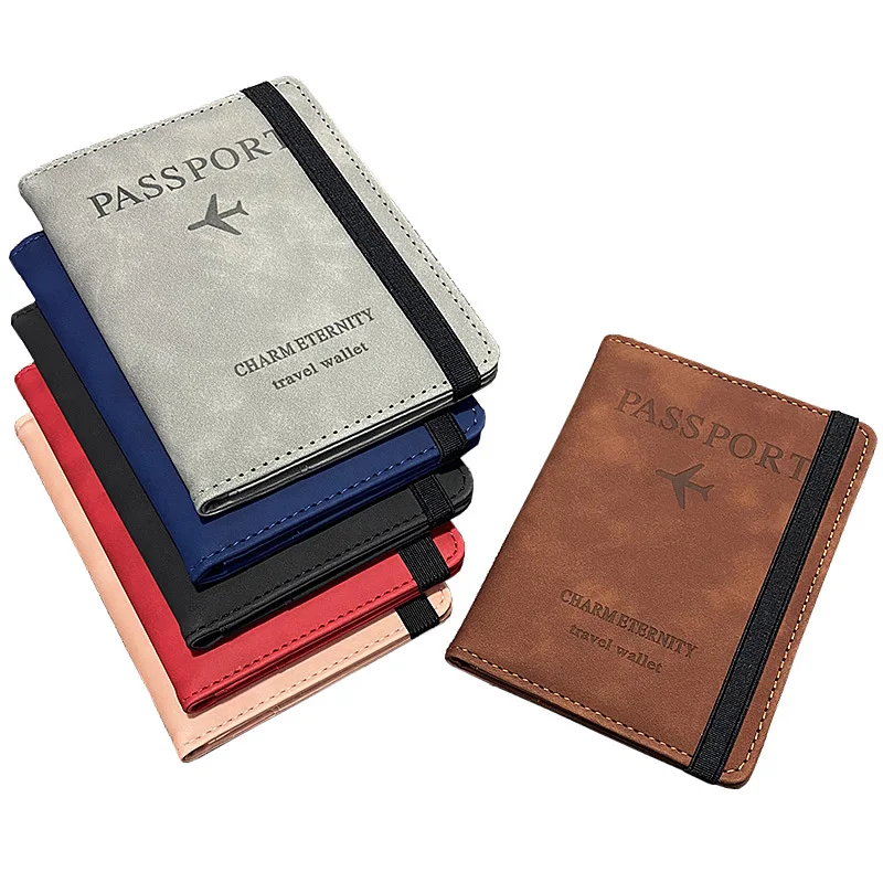 

Multi-Function Rfid Passport Cover Retro Business Holder Passports Travel Wallet Sim Id Cards Holder Travel Accessories