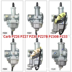 Carburador para o motor, PZ26, PZ27, PZ30, PZ27B, PZ30B, PZ33, CG125, 150, 200, 250, 300, XL100S, XR100, XR100R, CB125, CB125S, XL125S