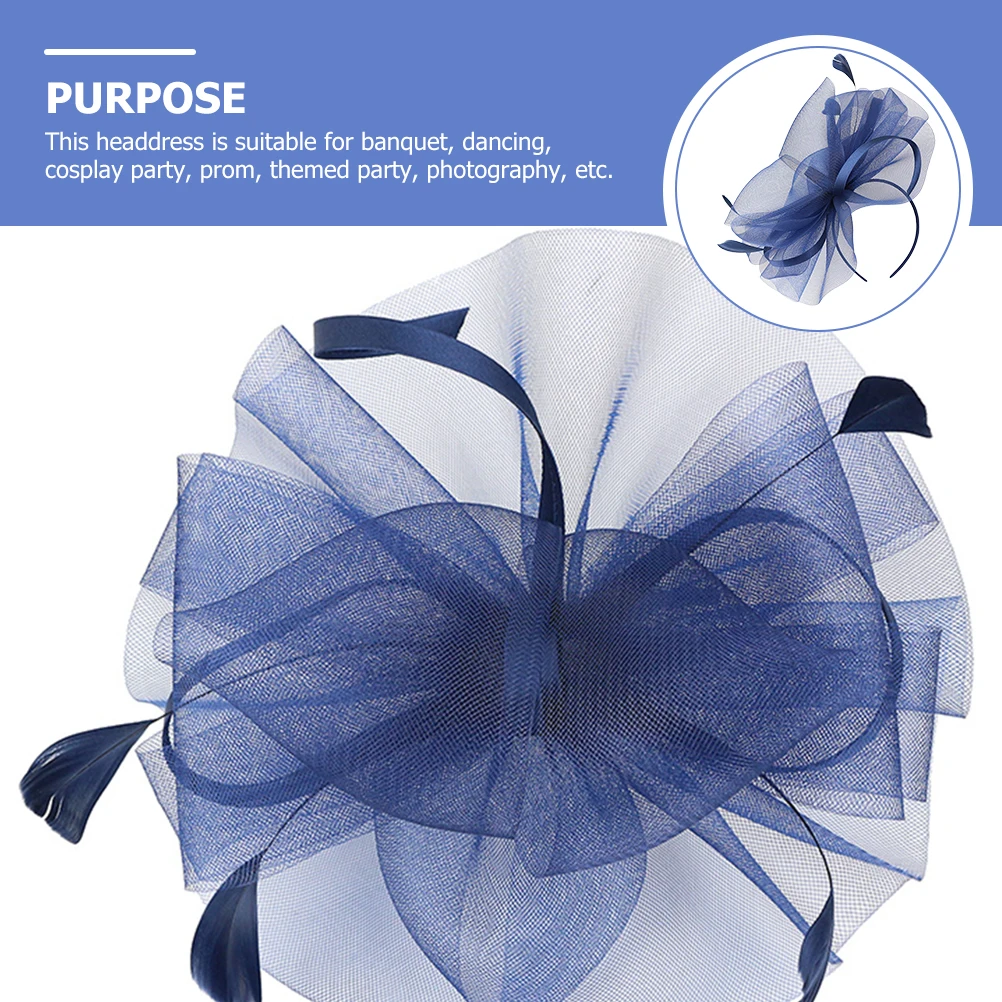 

Beautiful Bridal Fascinator Headband Detachable Banquet Wedding Mesh Fascinator Tea Party Headpiece Fascinators for Women